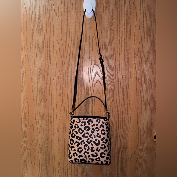 Kate Spade Darby Leopard Bucket Bag - Picture 3 of 5